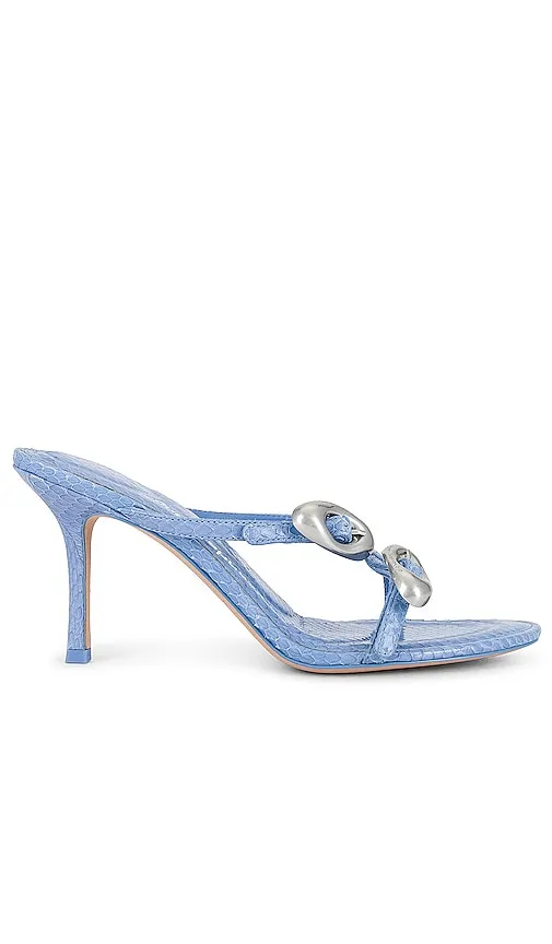 Alexander Wang Dome 85 Slide Sandal in Blue