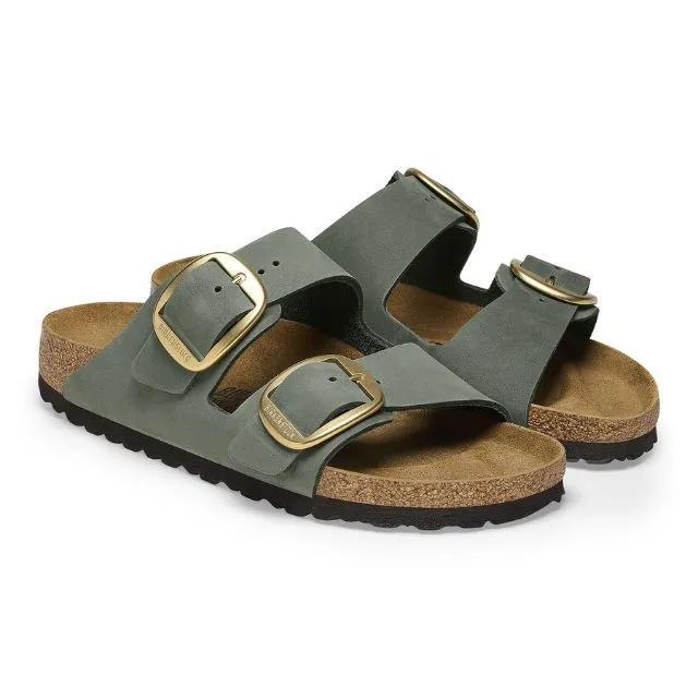 Arizona Big Buckle Nubuck Leather Narrow - Thyme
