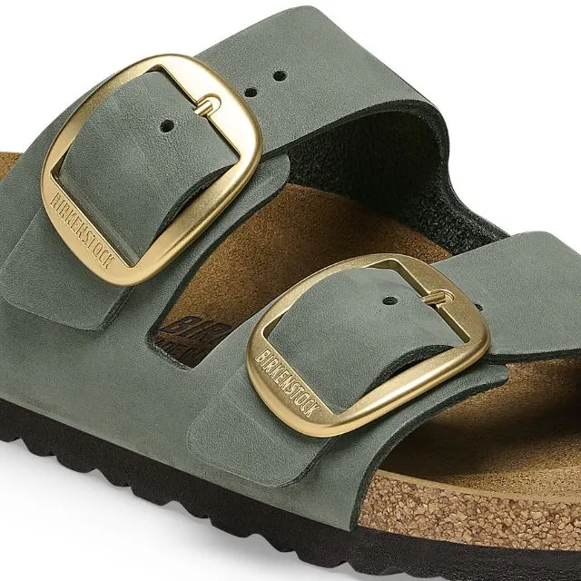 Arizona Big Buckle Nubuck Leather Narrow - Thyme