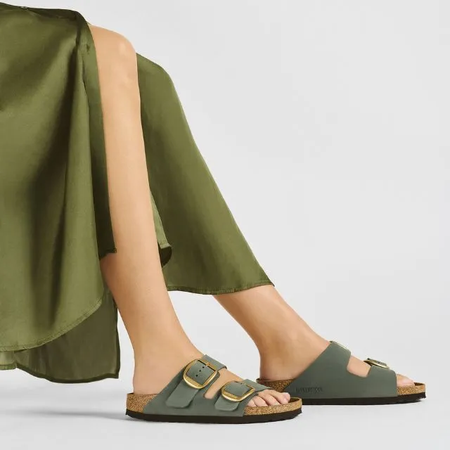 Arizona Big Buckle Nubuck Leather Narrow - Thyme