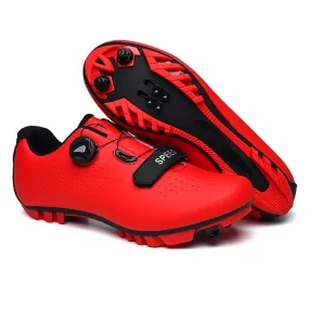 Carbon Fibre Men Fahrradschuh Atmungsaktiver Triathlon Mountainbike Sneaker Man Sport Road Racing Schuhe Spin Buckle