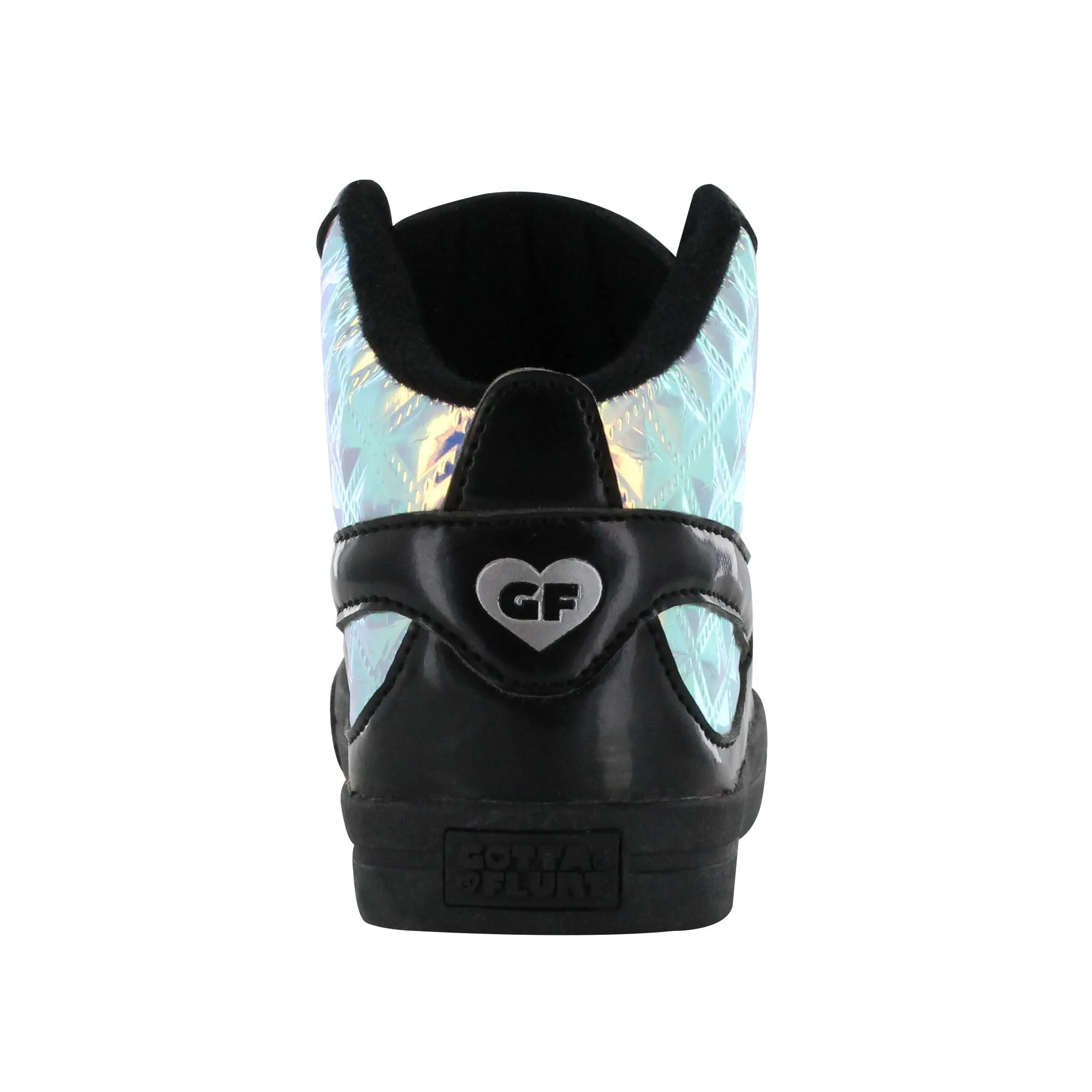 Gotta Flurt Girl's Slam III Black/Purple Hip Hop Sneaker