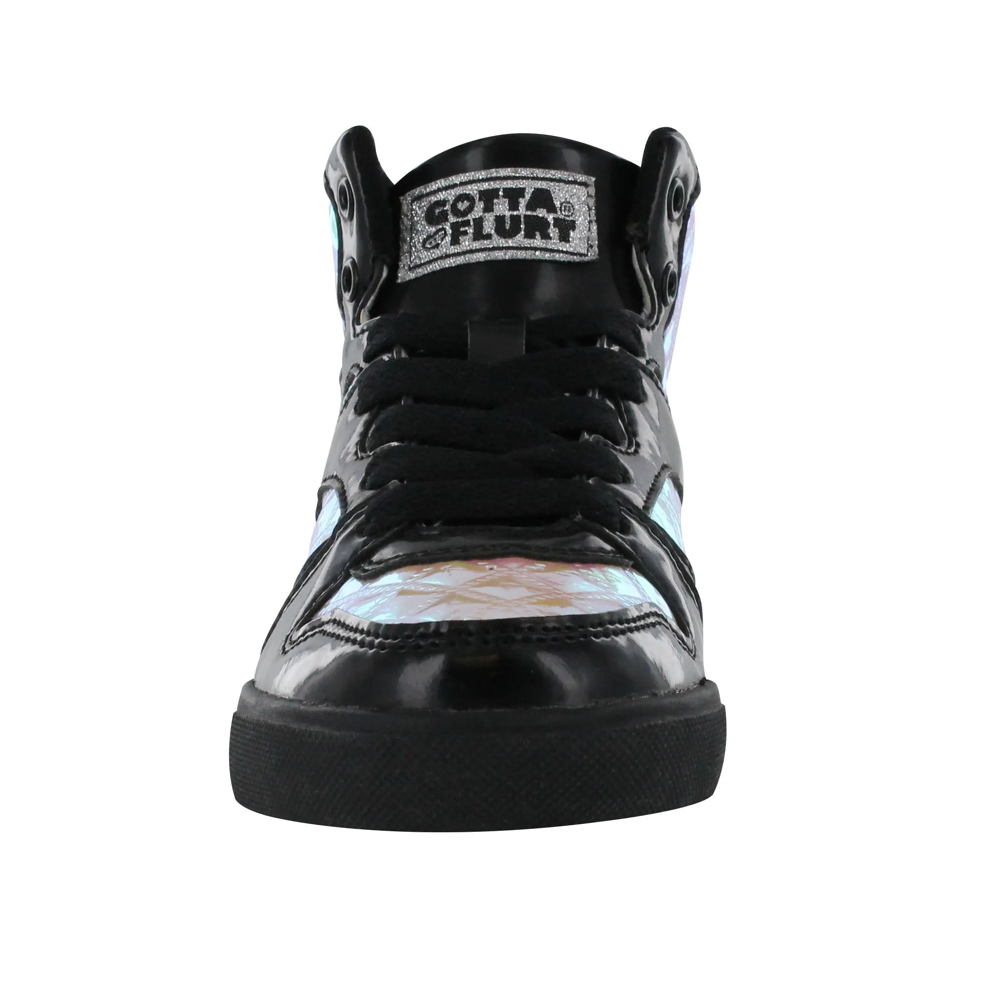 Gotta Flurt Girl's Slam III Black/Purple Hip Hop Sneaker