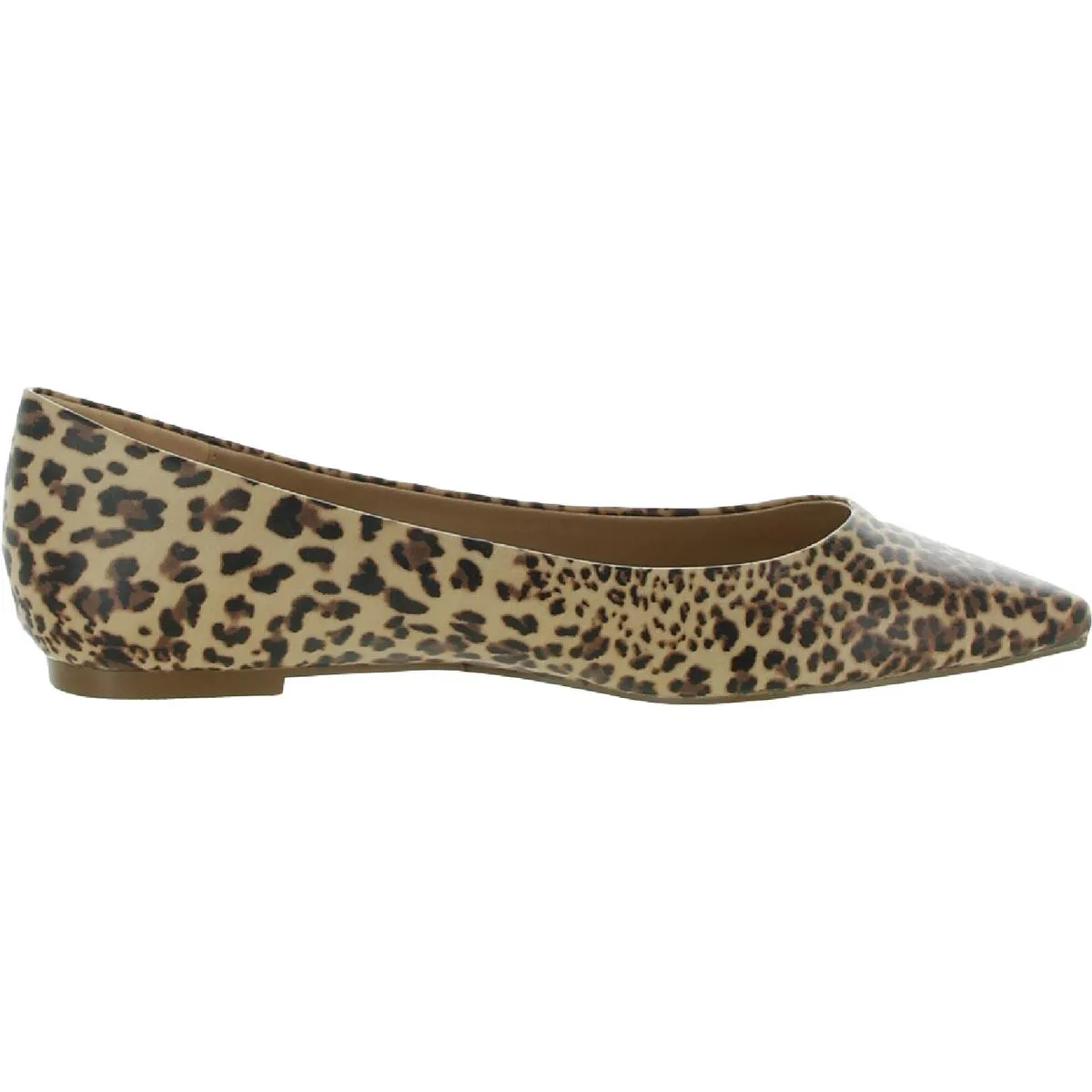 Journee Collection Womens Moana Faux Leather Slip On Flats