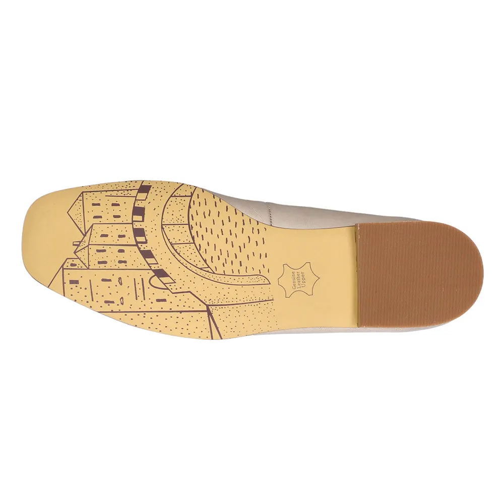 Kimiko Metallic Slip On Flats