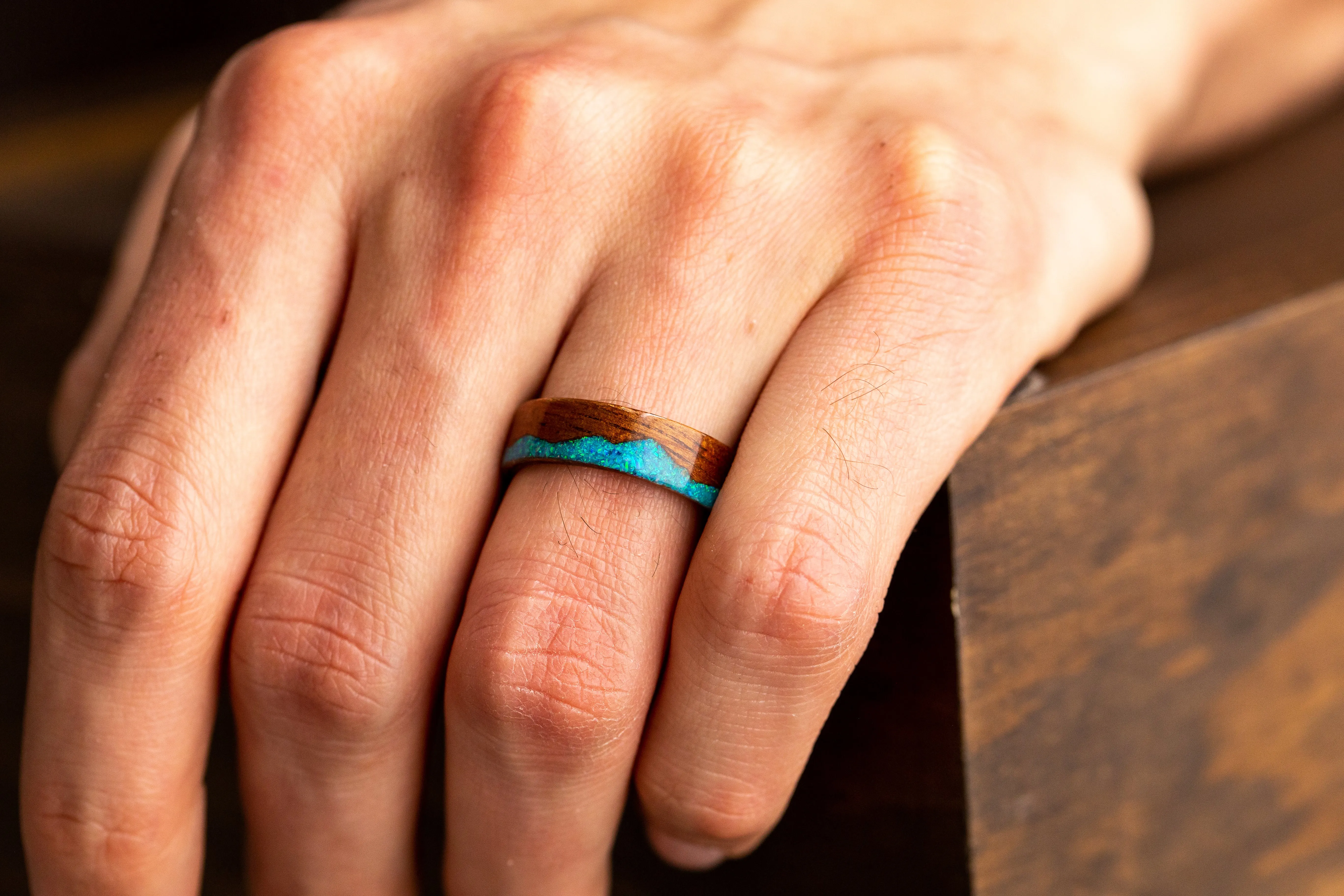 Koa & Blue Opal Mountain