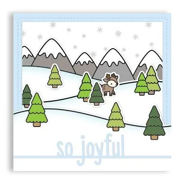 LAWN FAWN: Over the Mountain Border.