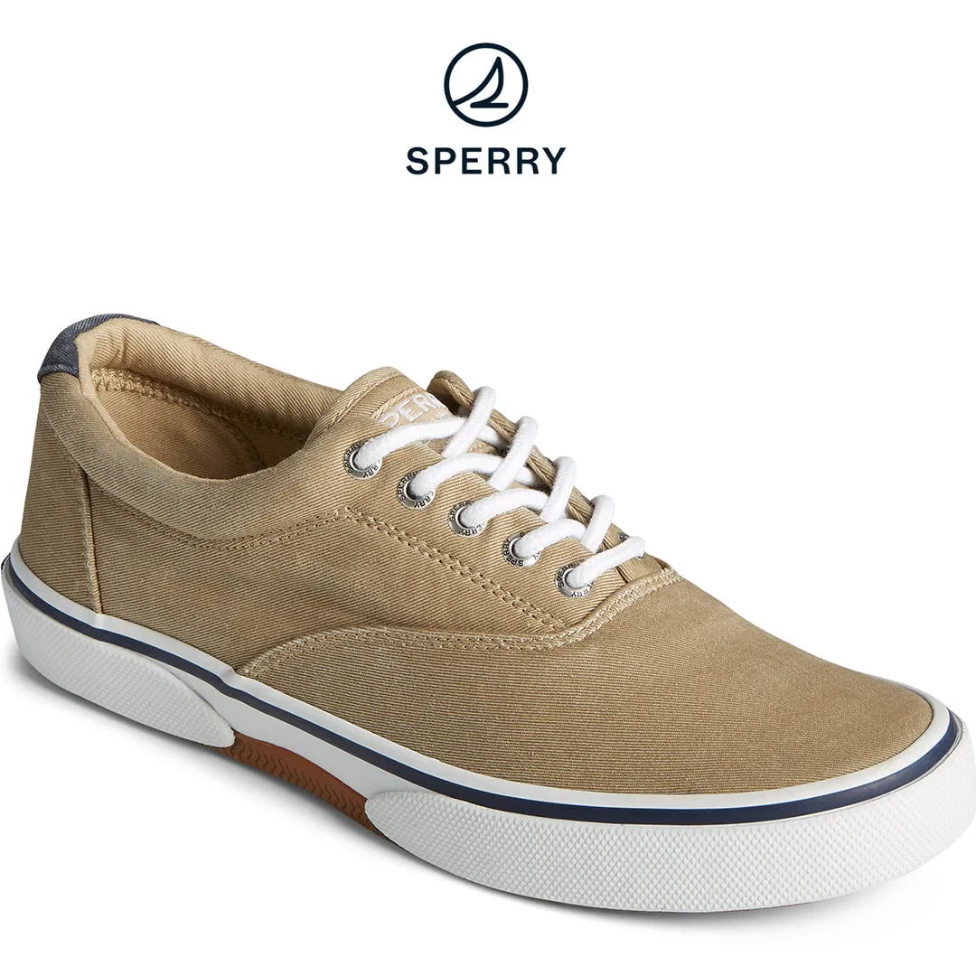 Men's Halyard Saltwashed Sneaker - Khaki (STS23583)
