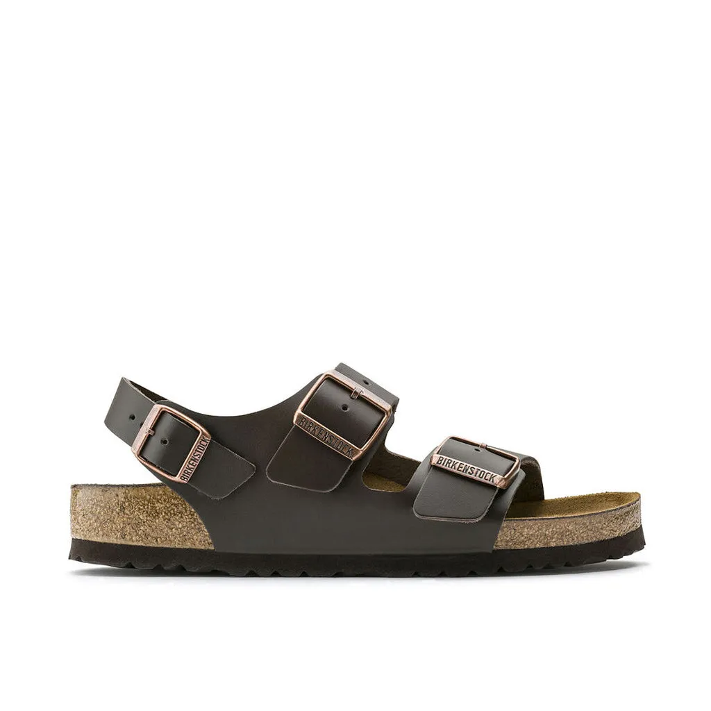 Milano Leather Narrow - Dark Brown