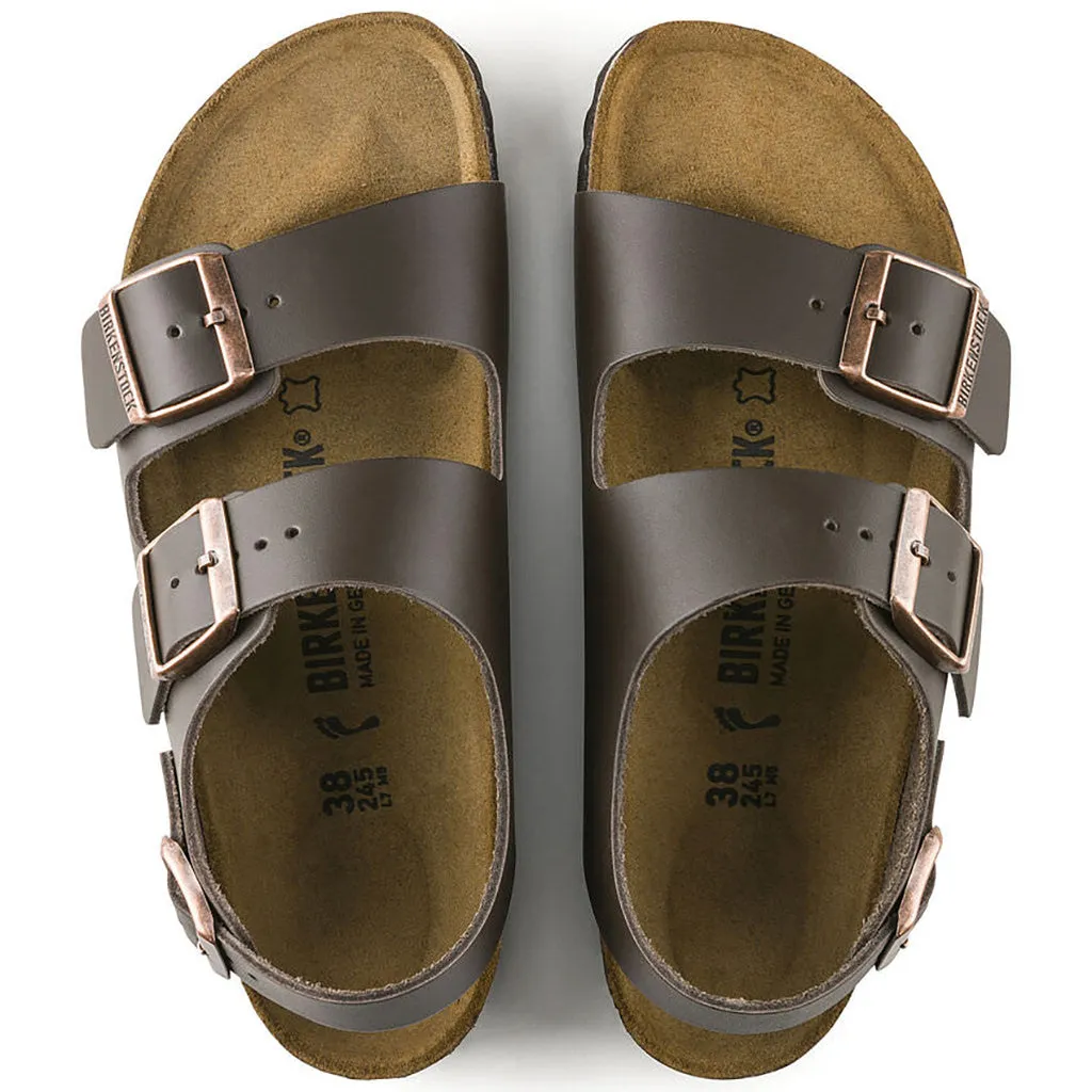 Milano Leather Narrow - Dark Brown