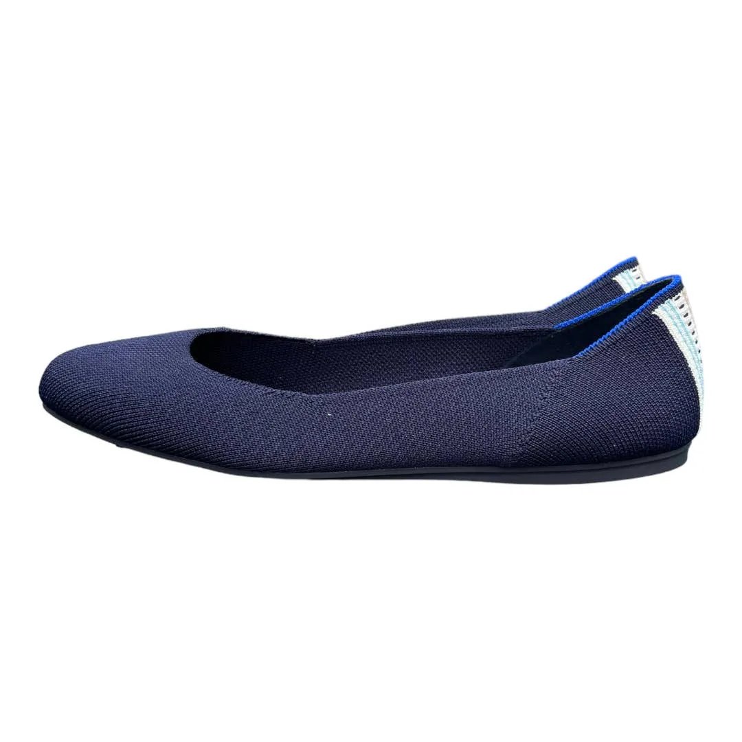 Rothy’s Rounded Toe Flats Shoes Comfort Navy Size 9.5 Sustainable New