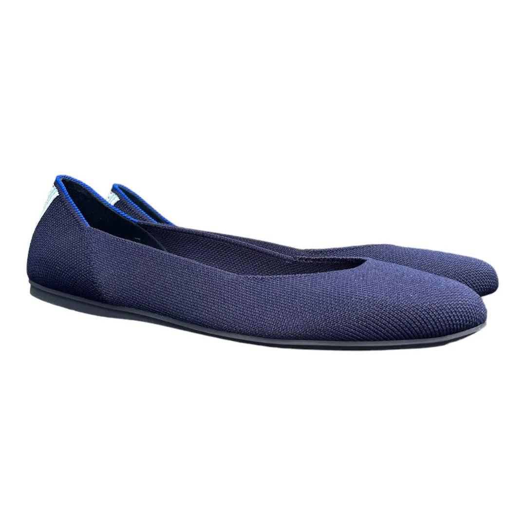 Rothy’s Rounded Toe Flats Shoes Comfort Navy Size 9.5 Sustainable New