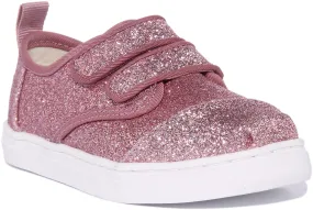 Toms Cordones In Pink For Infants