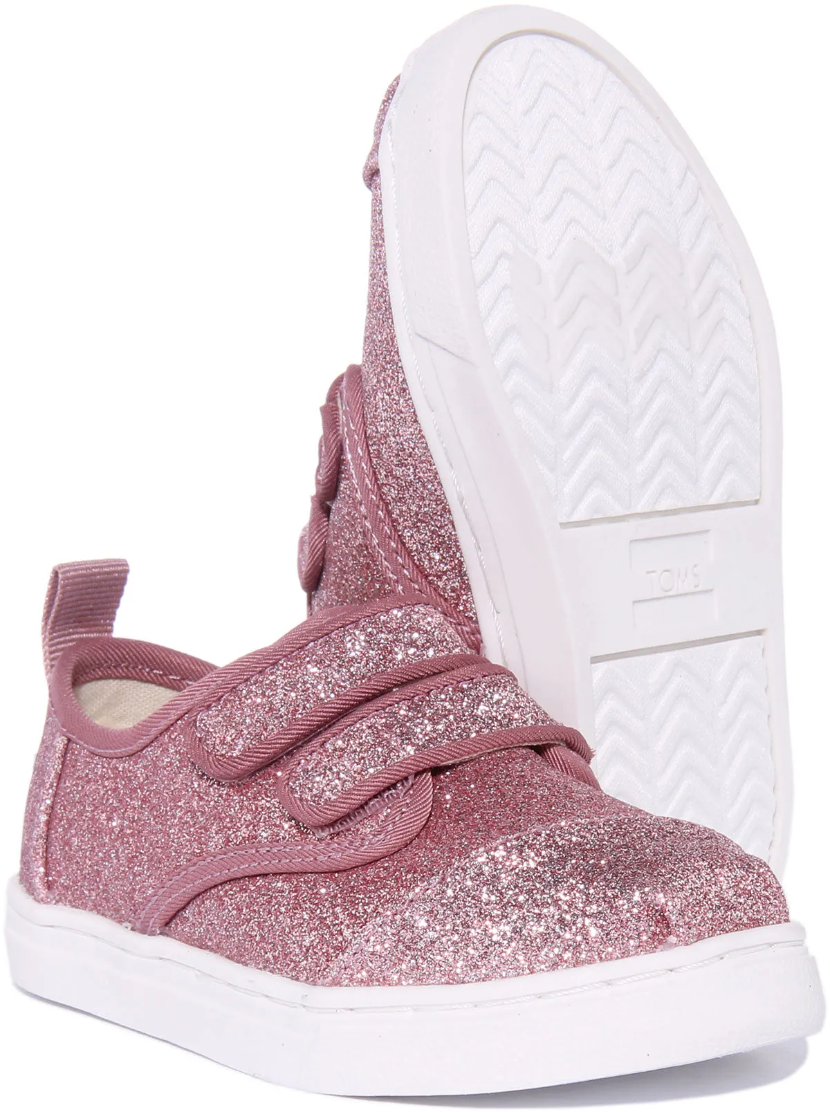 Toms Cordones In Pink For Infants