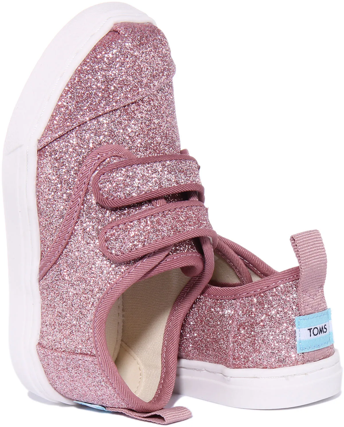 Toms Cordones In Pink For Infants